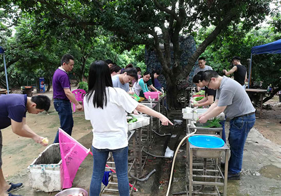 “挑戰自我，凝聚力量，熔煉一流團隊” 廣東優科檢測戶外拓展活動